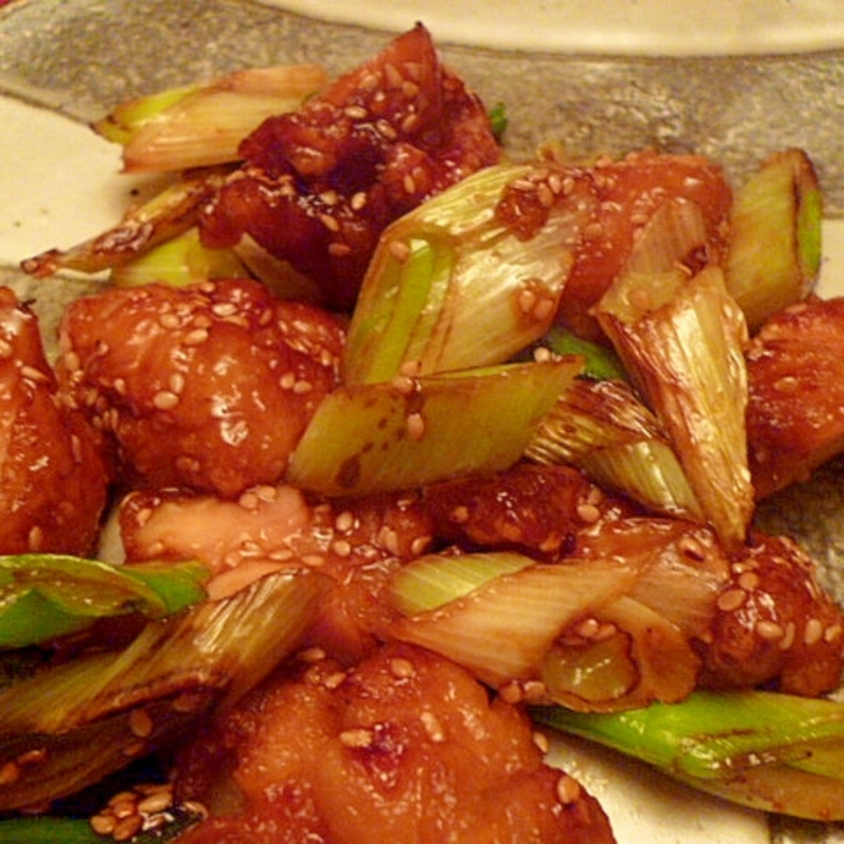 残り物やお惣菜で 鶏から揚げとネギの甘辛炒め レシピ 作り方 By fairy tale 楽天レシピ